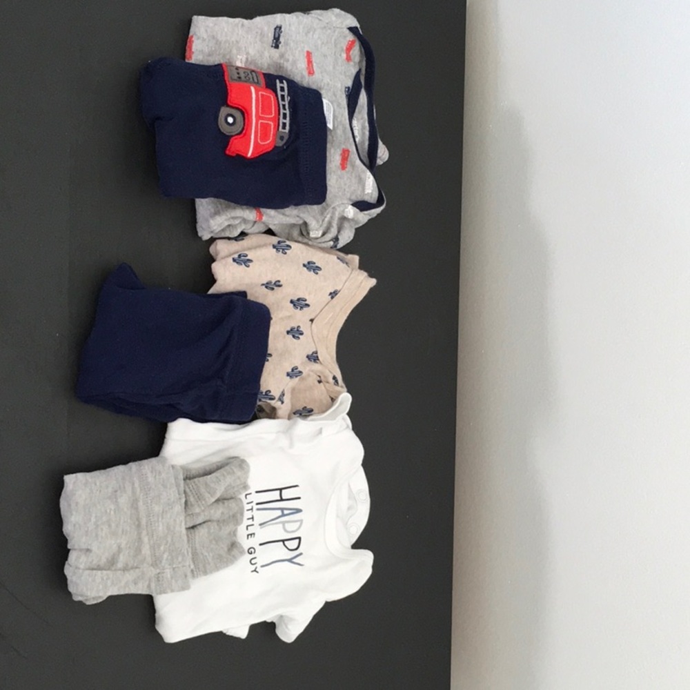 3 onesie sets with pants